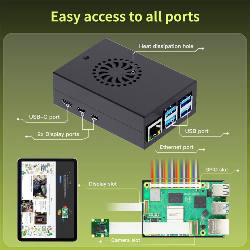 T23C Kit de Inicio Irasptek pa - Raspberry Pi 5 8Gb Kit reseña y precio