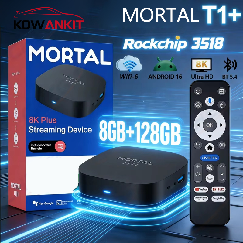 Nuevo Android TV Box T1+ Rockc - Khadas Vim4 8Gb reseña y precio
